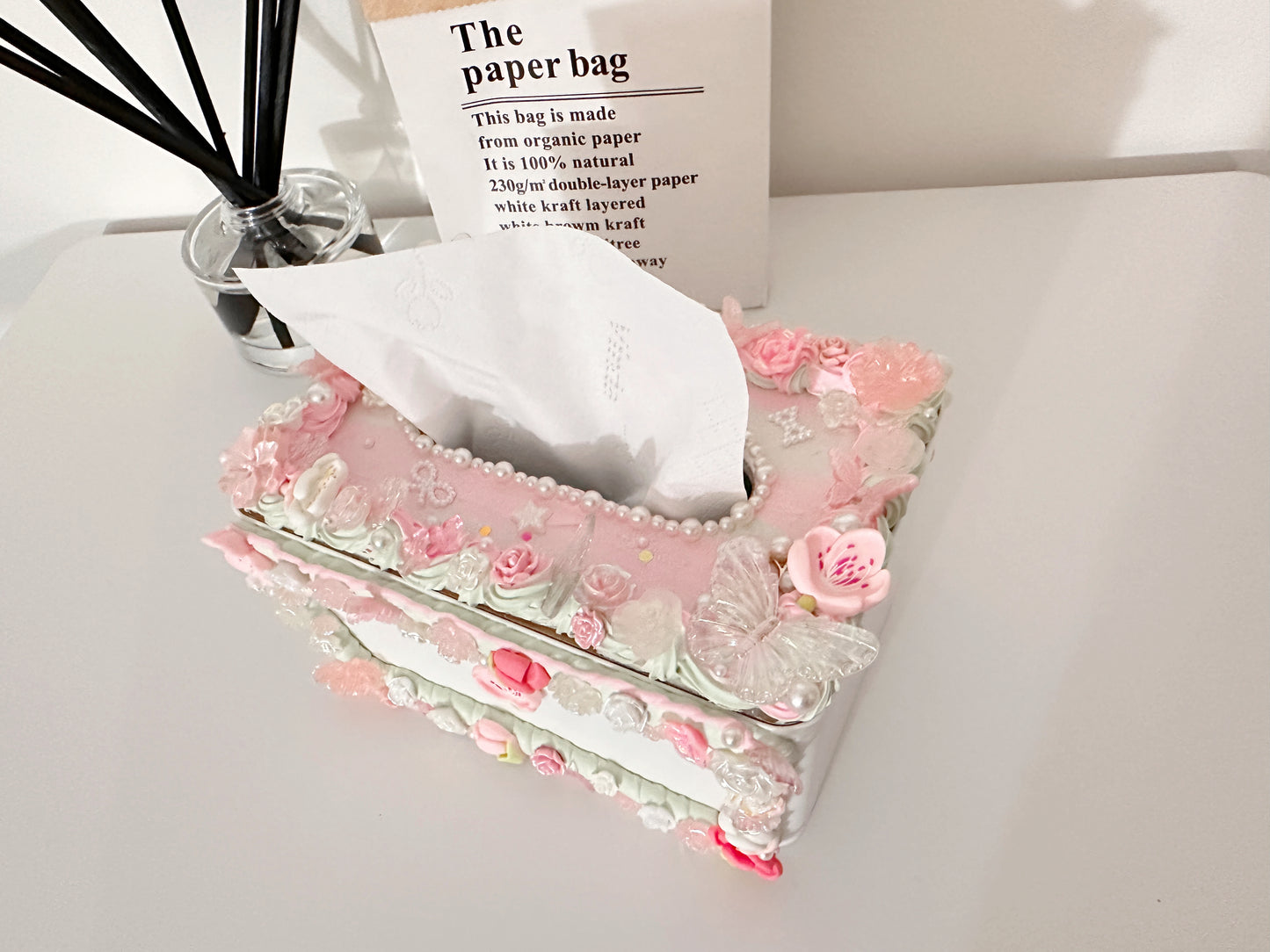 Desktop Tissue Box, Napkin Dispenser Container, Tissue Holder With Simple Wooden Cover, Tissue Storage Box For Home Car, Home Essentials