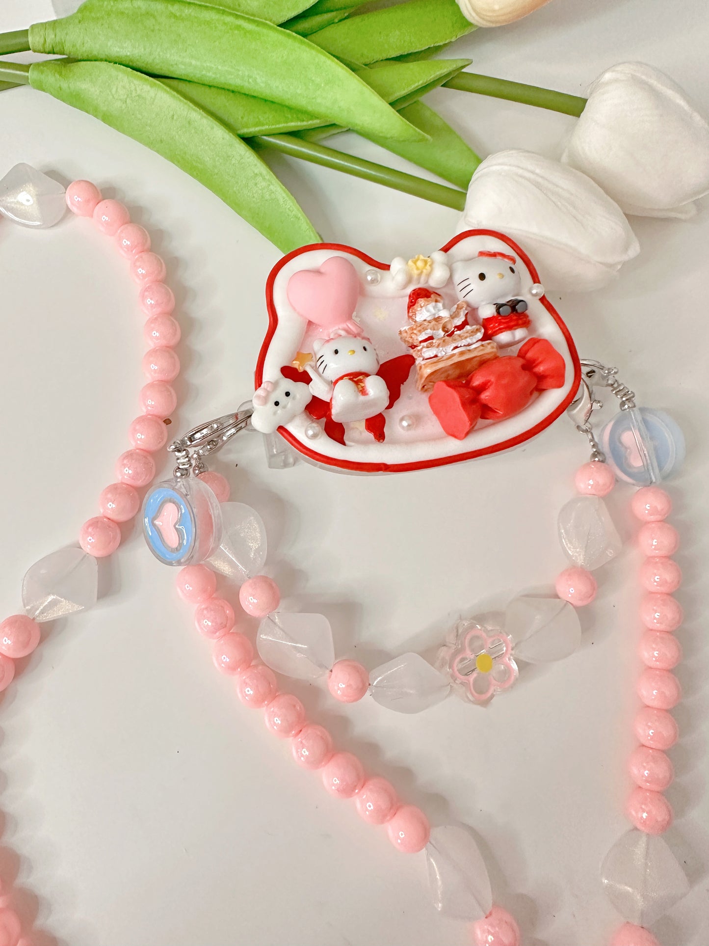 HelloKitty Whipped cream phone clip holder,cute phone case,diycases,custommade phone holder,3D Anime Phone Case,Kawaii Whip Cream Case,back phone holder