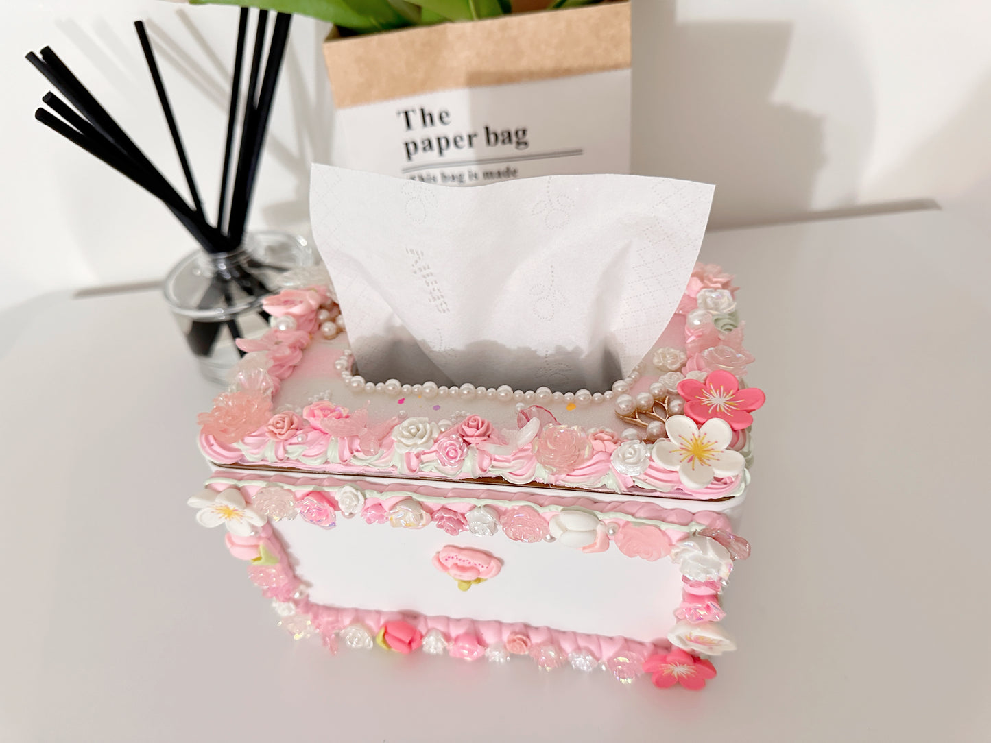 Desktop Tissue Box, Napkin Dispenser Container, Tissue Holder With Simple Wooden Cover, Tissue Storage Box For Home Car, Home Essentials