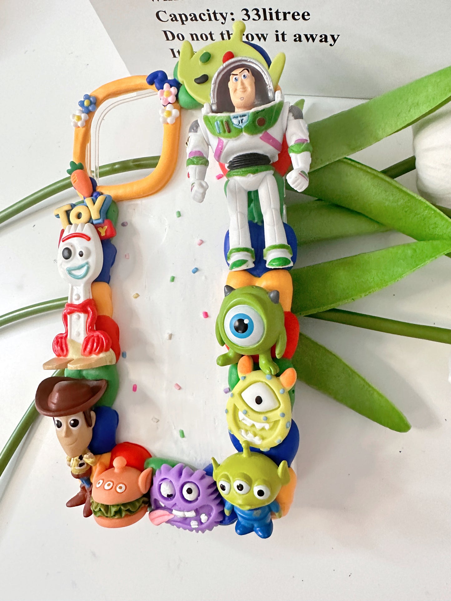 ToyStory Handmade phone cover, Custom Decoden Phone Cases, whipped cream phone cases,BUZZ LIGHTYEAR, Woody Lotso decoden charms, diy cases