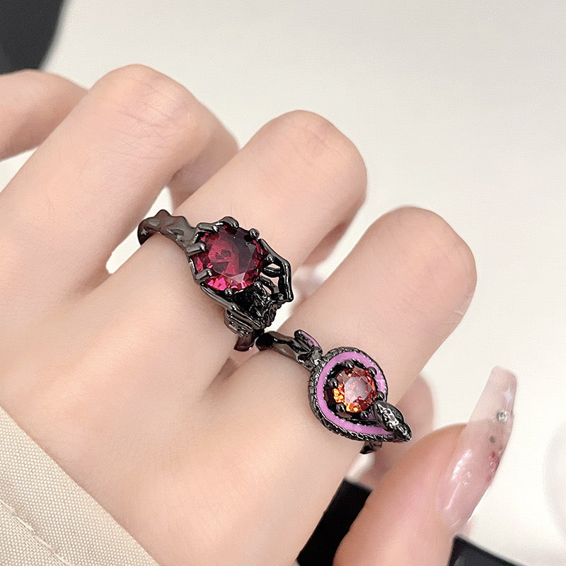 Dark, Punk style, Trendy and cool rings