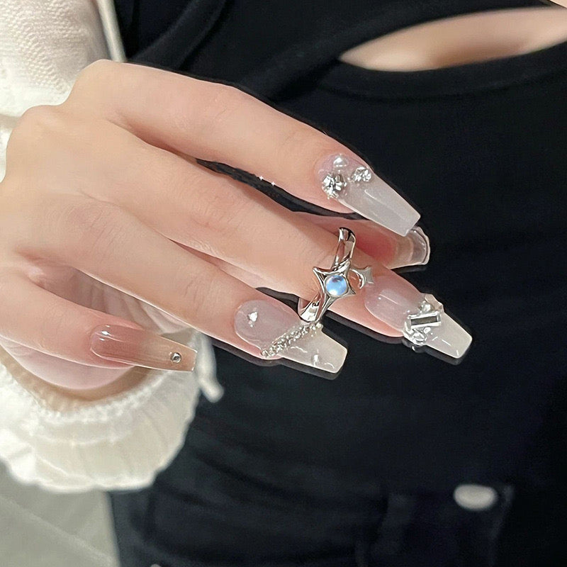 Blue shiny ring