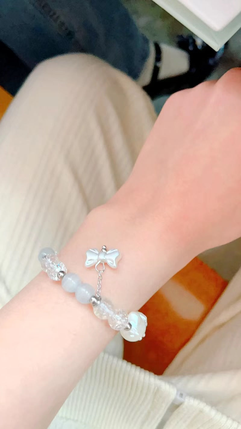 HelloKitty Opal Beads Elastic rope Bracelet