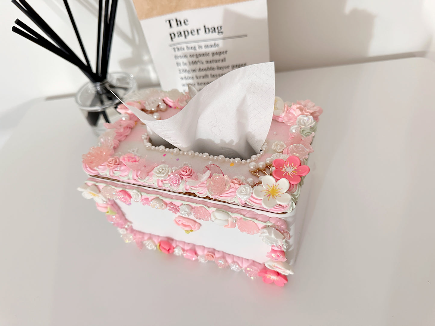 Desktop Tissue Box, Napkin Dispenser Container, Tissue Holder With Simple Wooden Cover, Tissue Storage Box For Home Car, Home Essentials