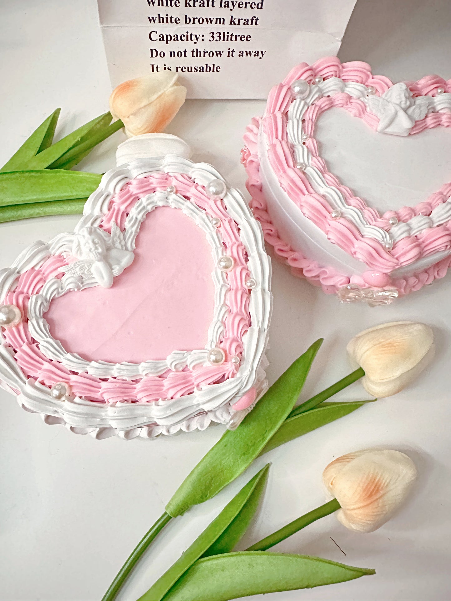 Fake cake jewelry box, Custom Decoden jewelry organizer, Kawaii decoden jewelry heart box, decoden storage box, cake box, room decor