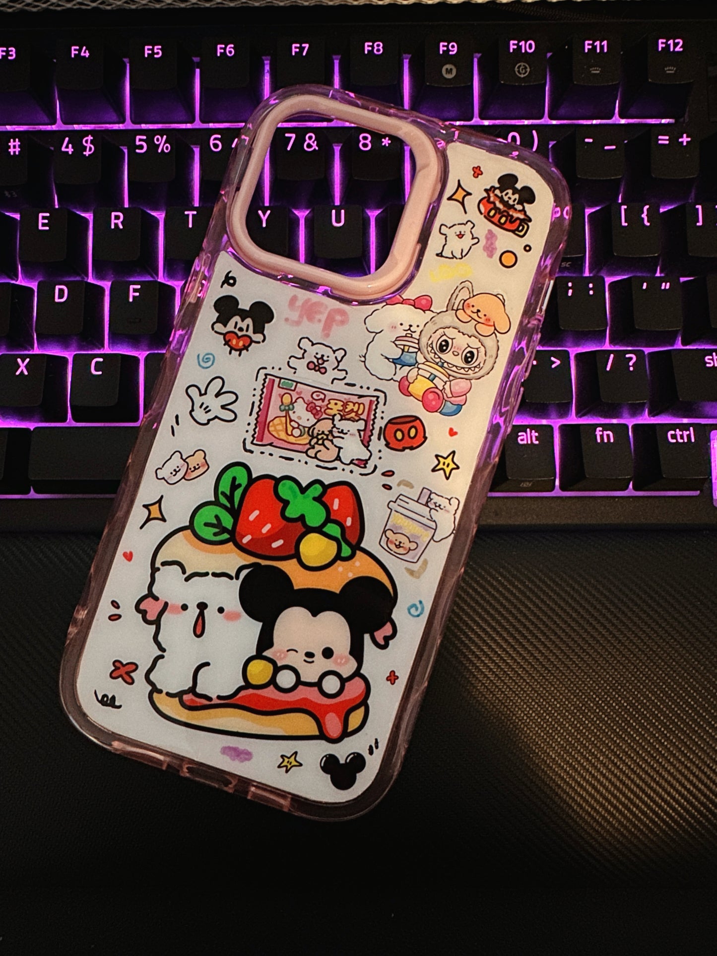 Handmade Resin phone cases,cute phone case,custommade case,Decoden Phone Case, with cute stiker
