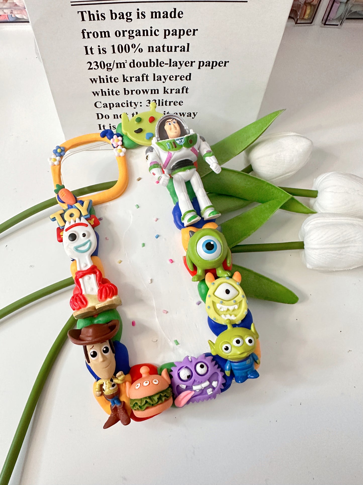 ToyStory Handmade phone cover, Custom Decoden Phone Cases, whipped cream phone cases,BUZZ LIGHTYEAR, Woody Lotso decoden charms, diy cases