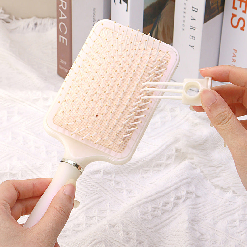 Sanriocore Kawaii Decoden Air Cushion Comb, whipped cream Women vintage decor large Hair bursh,cute hair brush,decoden compact brush