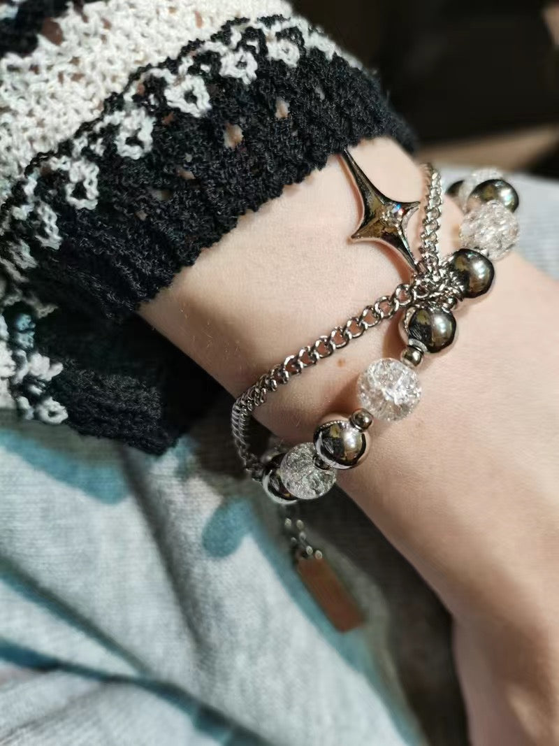 Moon Star Beads Bracelet