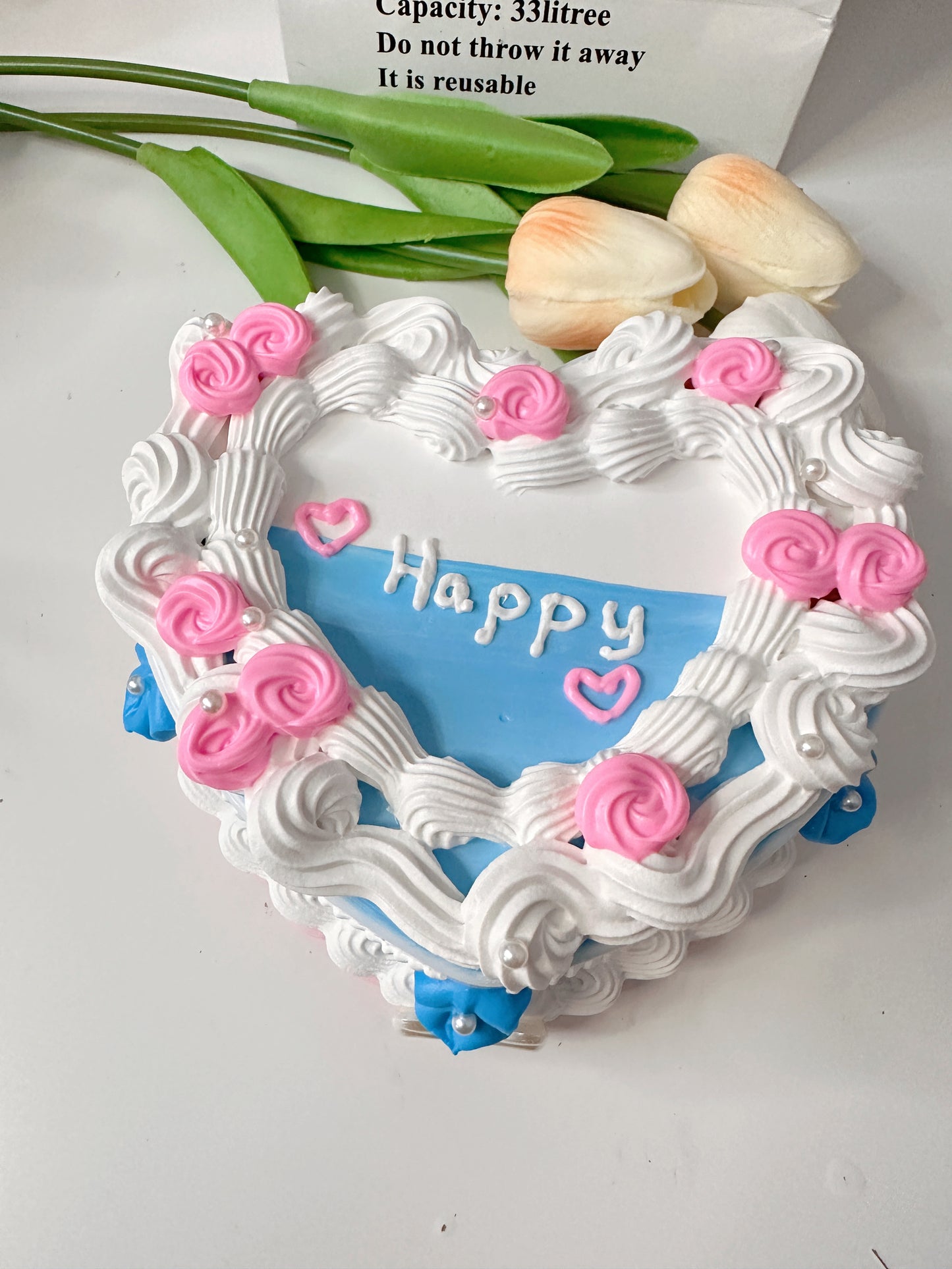 Fake cake jewelry box, Handmade Kawaii Decoden Jewelry Box with Heart Shape for Girls, decoden storage box, cake box, room decor