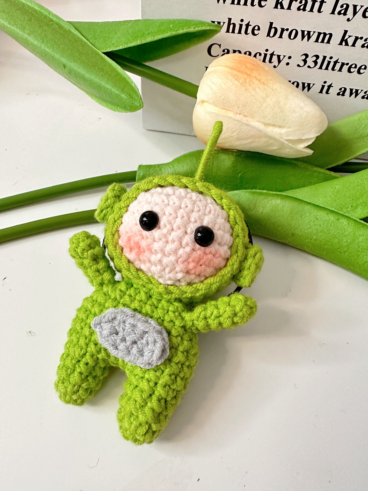 Teletubbies Doll, cute crochet handmade doll, Tinky Winky, Dipsy, Laa Laa, Po, Amigurumi, cute bag accessory toys