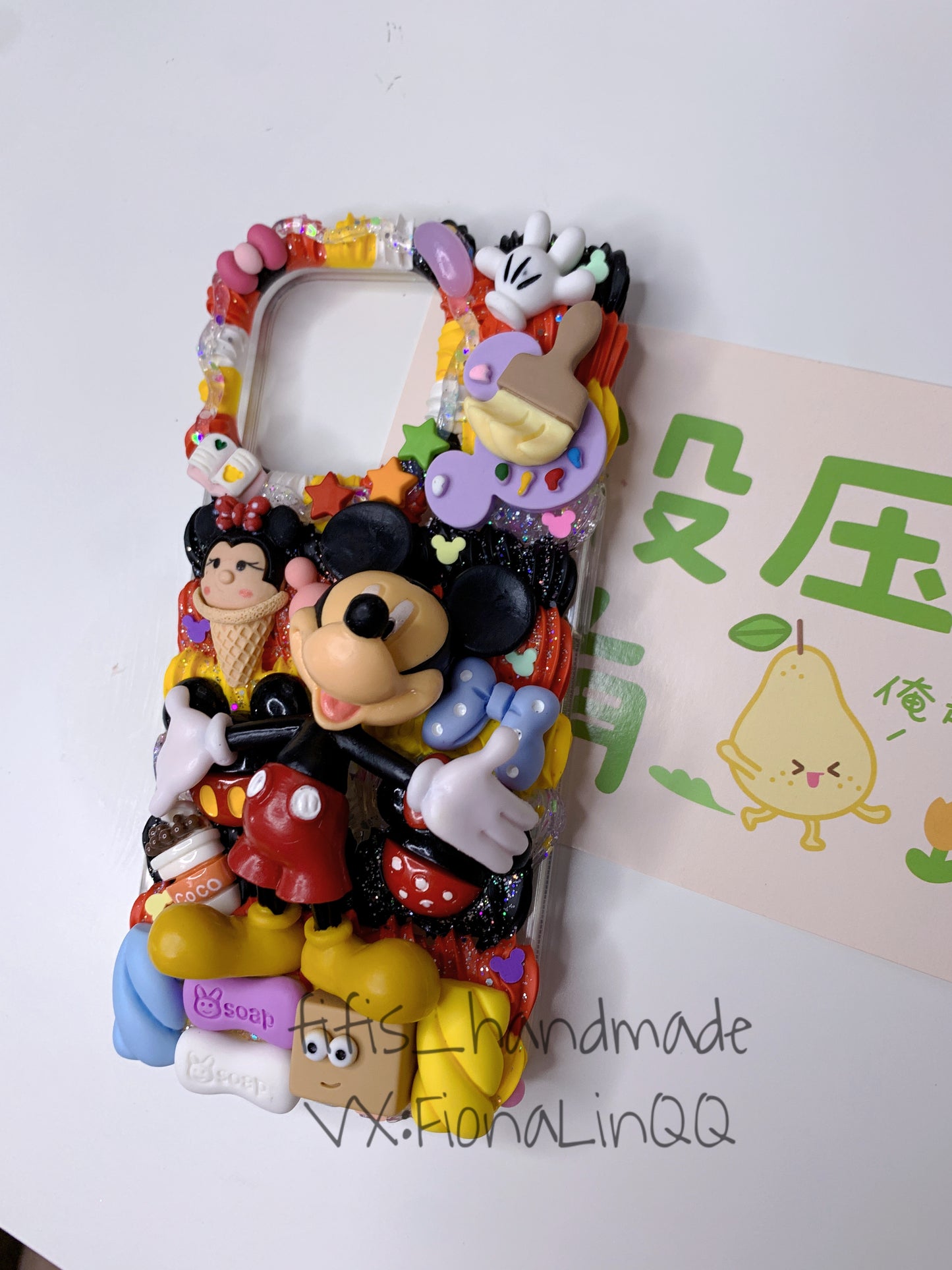 Disney Custom Decoden phone case, whipped cream phone case, Disney decor, Pooh Pooh Bear, Mickey mouse, DIY cases, custommade,disney gifts