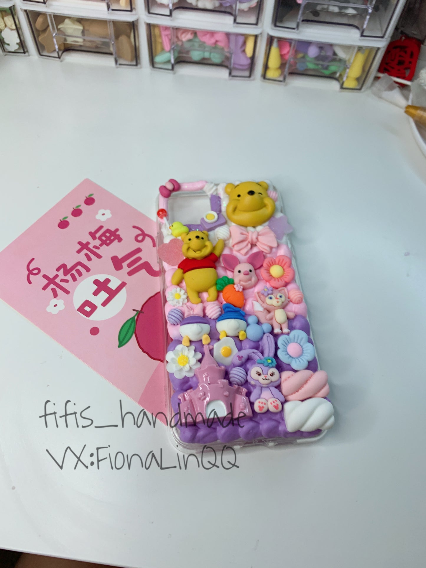Disney Custom Decoden phone case, whipped cream phone case, Disney decor, Pooh Pooh Bear, Mickey mouse, DIY cases, custommade,disney gifts