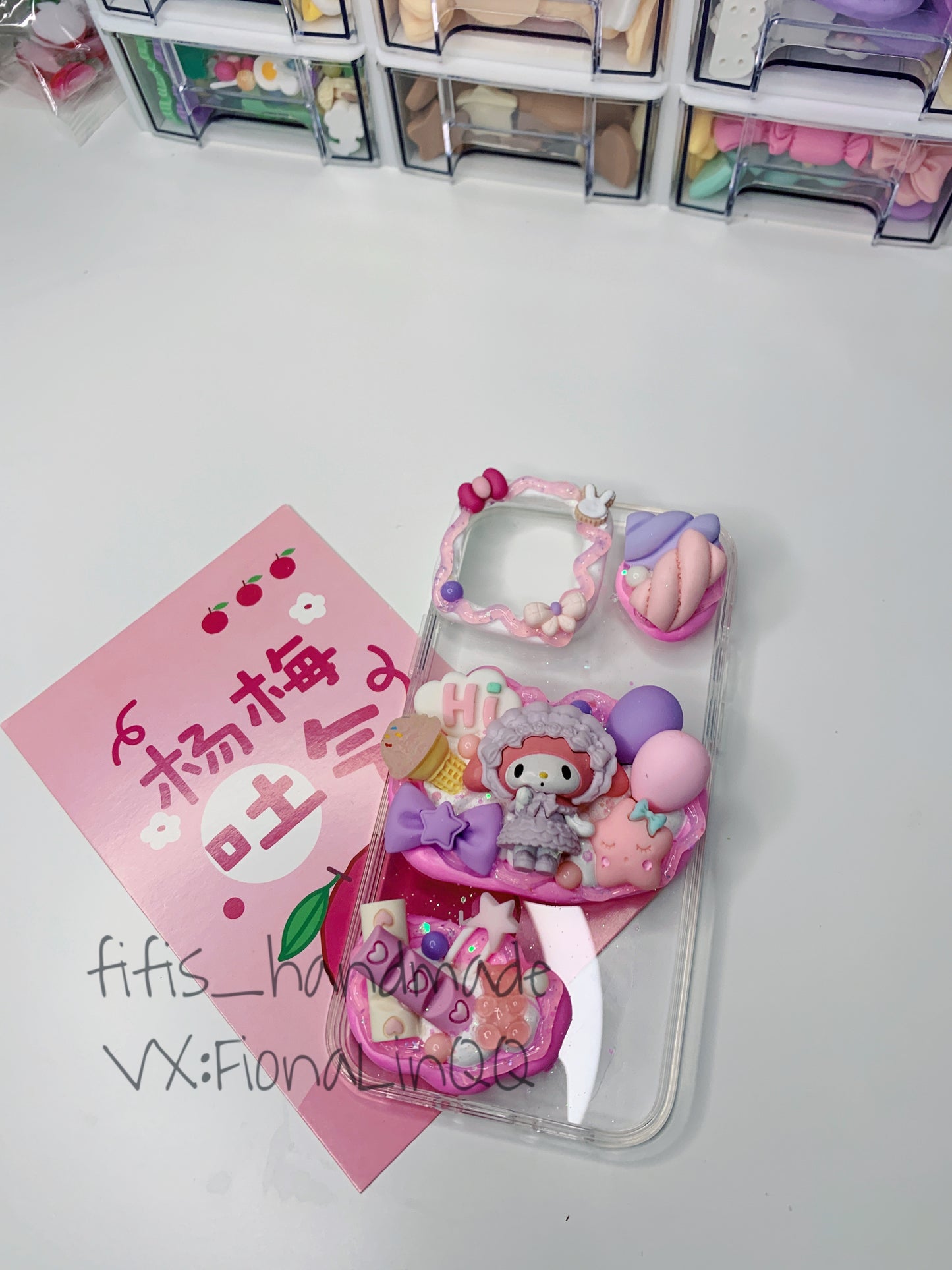 Cinnamoroll Whipped cream phone cases,cute phone case, diycases, custommade case,3D Anime Phone Case, Kawaii Whip Cream Case,Melody Phone Case