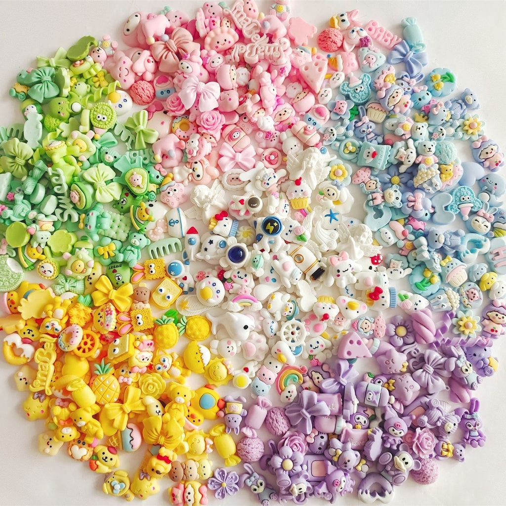 Decoden kit, charms only, 10 pcs
