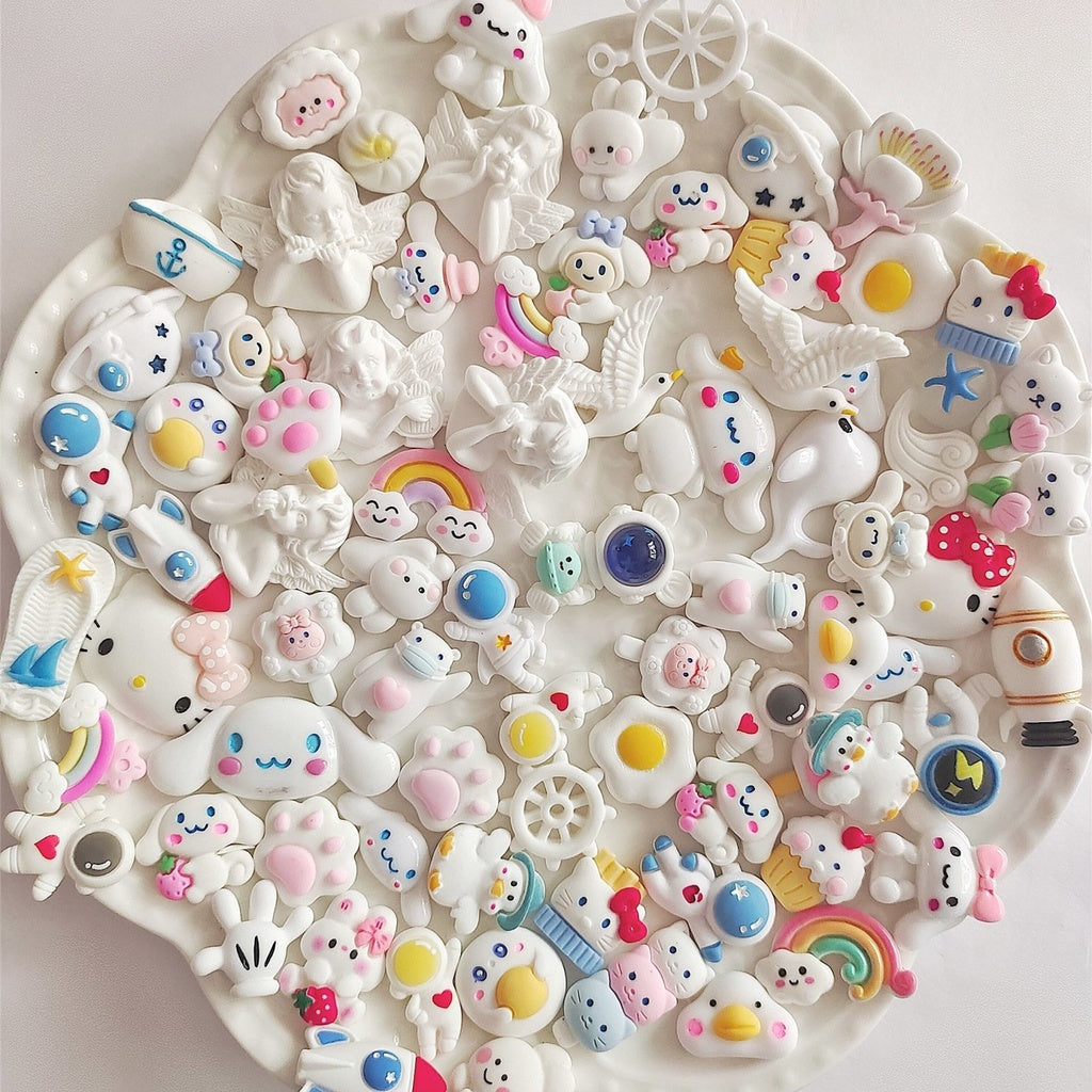 Decoden kit, charms only, 10 pcs