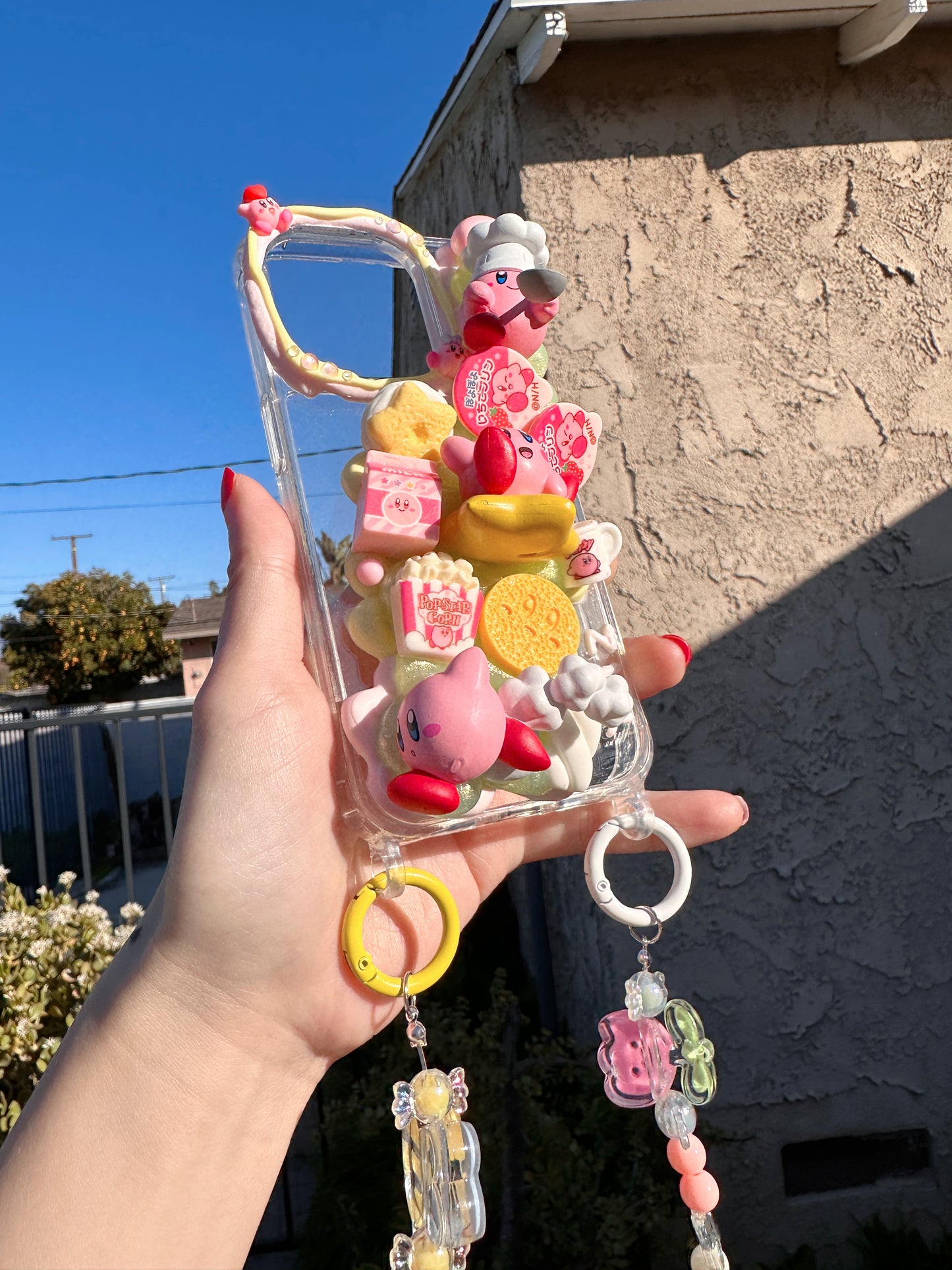 Kirbylover Whipped cream phone cases, cute phone case, diycases, custom made case, Kirby Phone Case, iPhone decoden phone case,Kawaii Anime custom gift