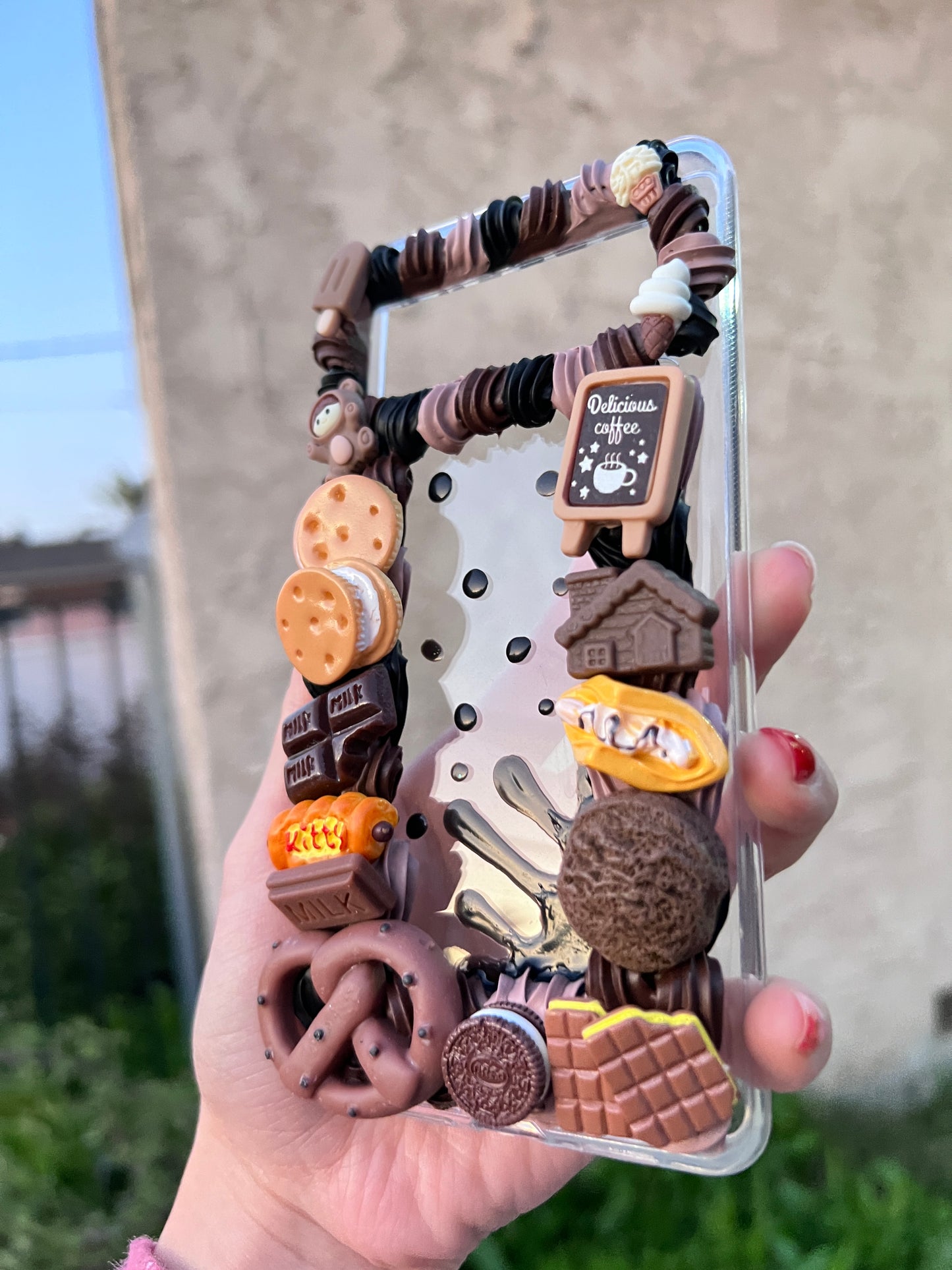 Custom Decoden Phone Cases, whipped cream phone cases, Personalized Case, Fruit Phone Case, baked Decoden iPhone Case, Samsung foodie cases