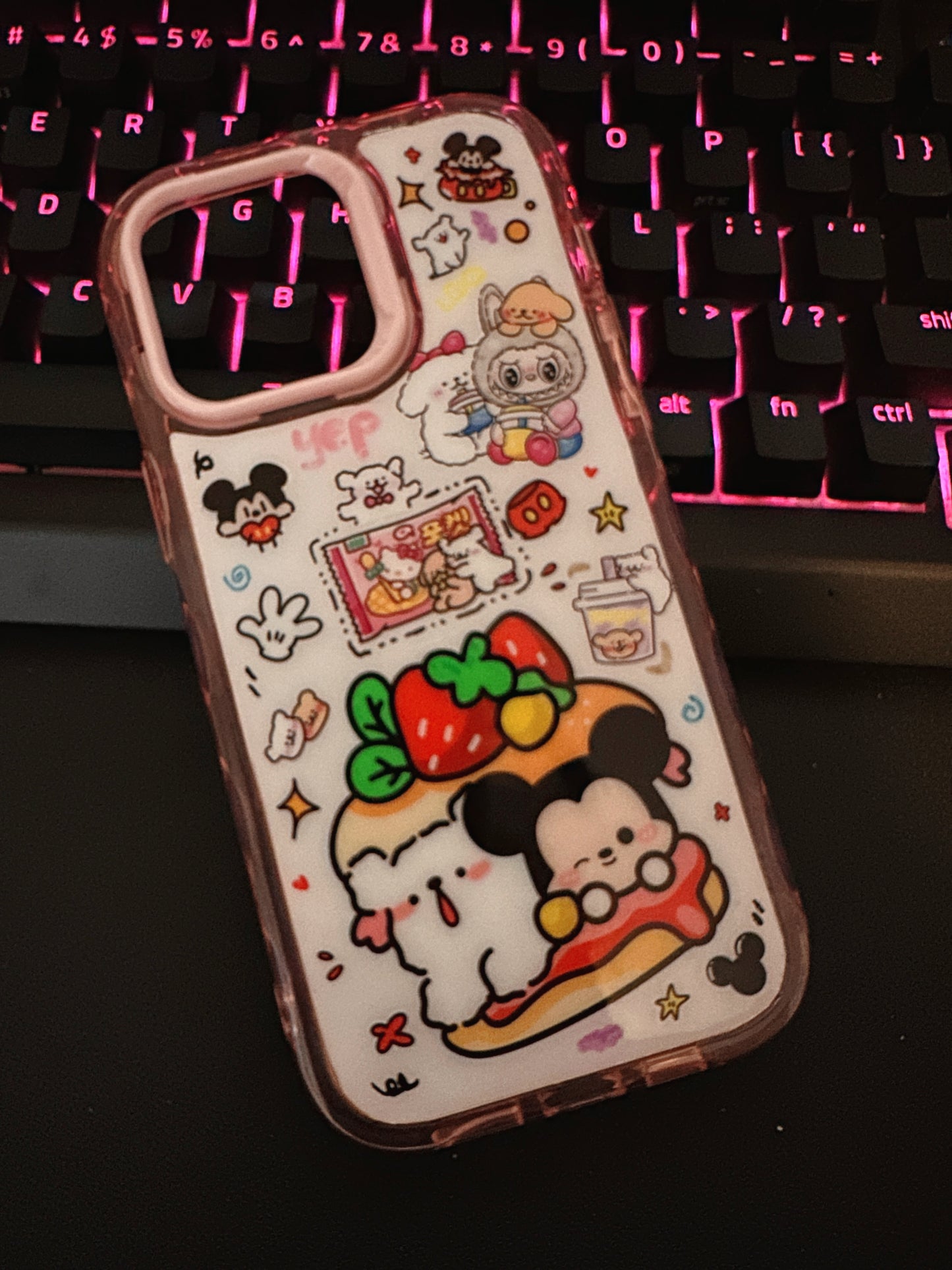 Handmade Resin phone cases,cute phone case,custommade case,Decoden Phone Case, with cute stiker