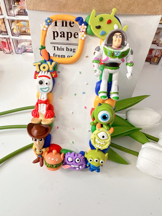 ToyStory Handmade phone cover, Custom Decoden Phone Cases, whipped cream phone cases,BUZZ LIGHTYEAR, Woody Lotso decoden charms, diy cases