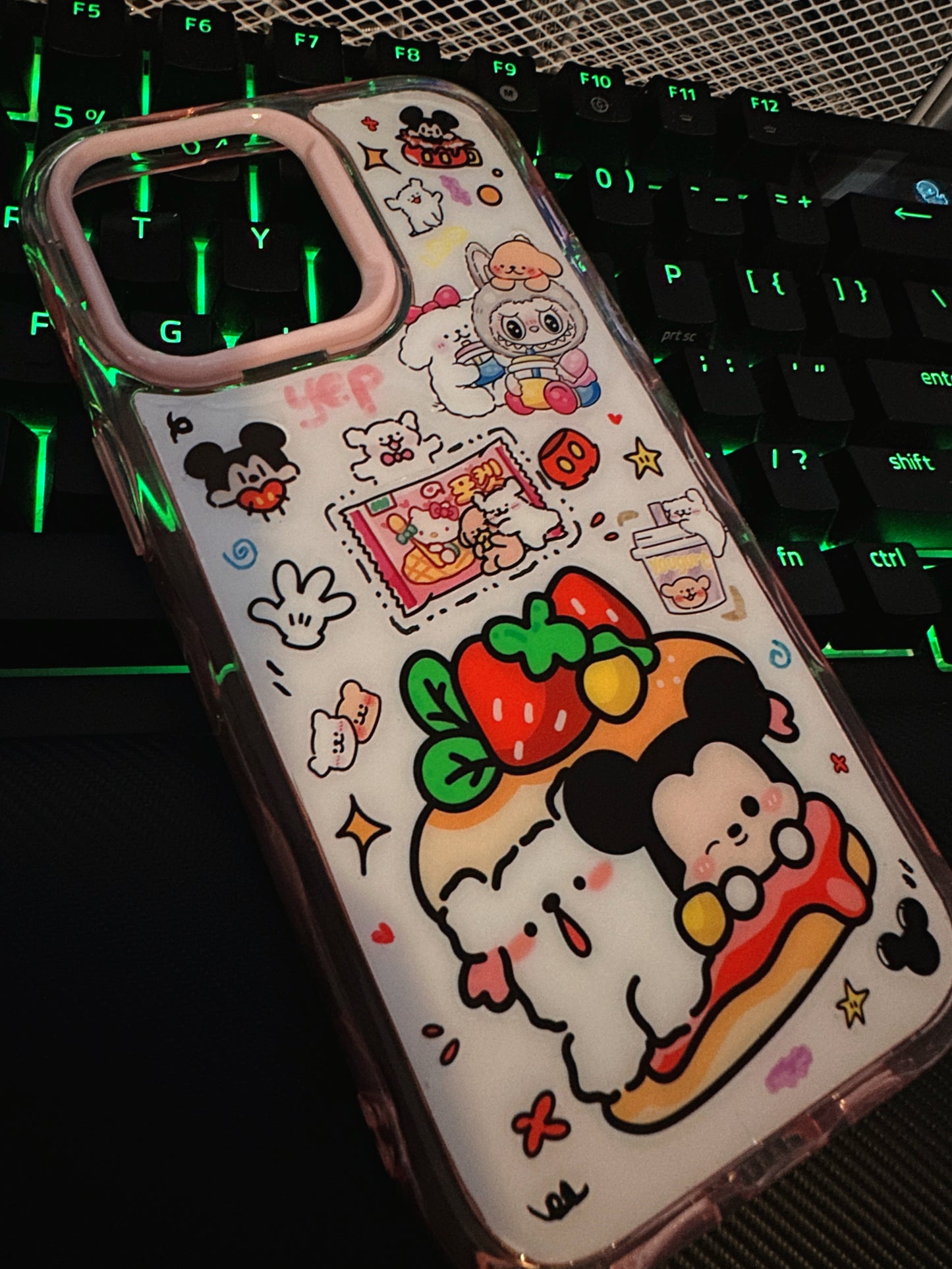Handmade Resin phone cases,cute phone case,custommade case,Decoden Phone Case, with cute stiker