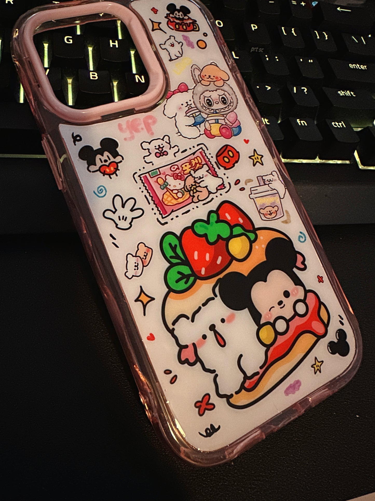 Handmade Resin phone cases,cute phone case,custommade case,Decoden Phone Case, with cute stiker