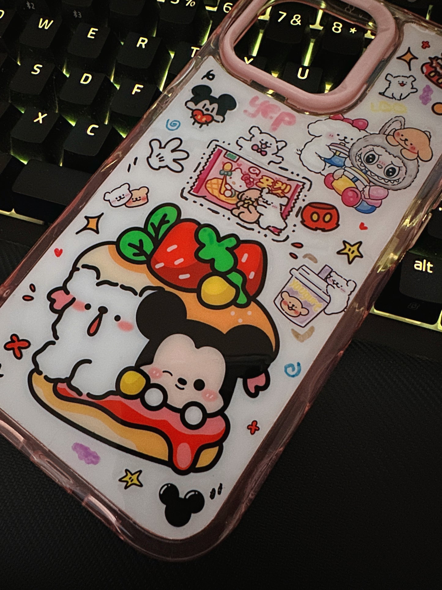 Handmade Resin phone cases,cute phone case,custommade case,Decoden Phone Case, with cute stiker