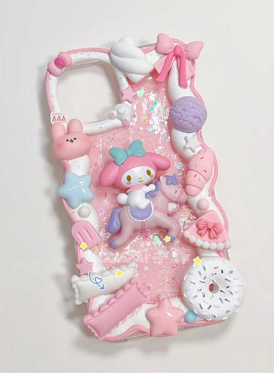 MyMelody Cinnamonroll phone cases,cute phone case, diycases, custommade case,3D Anime Phone Case, Kawaii Whip Cream Case,Melody Phone Case