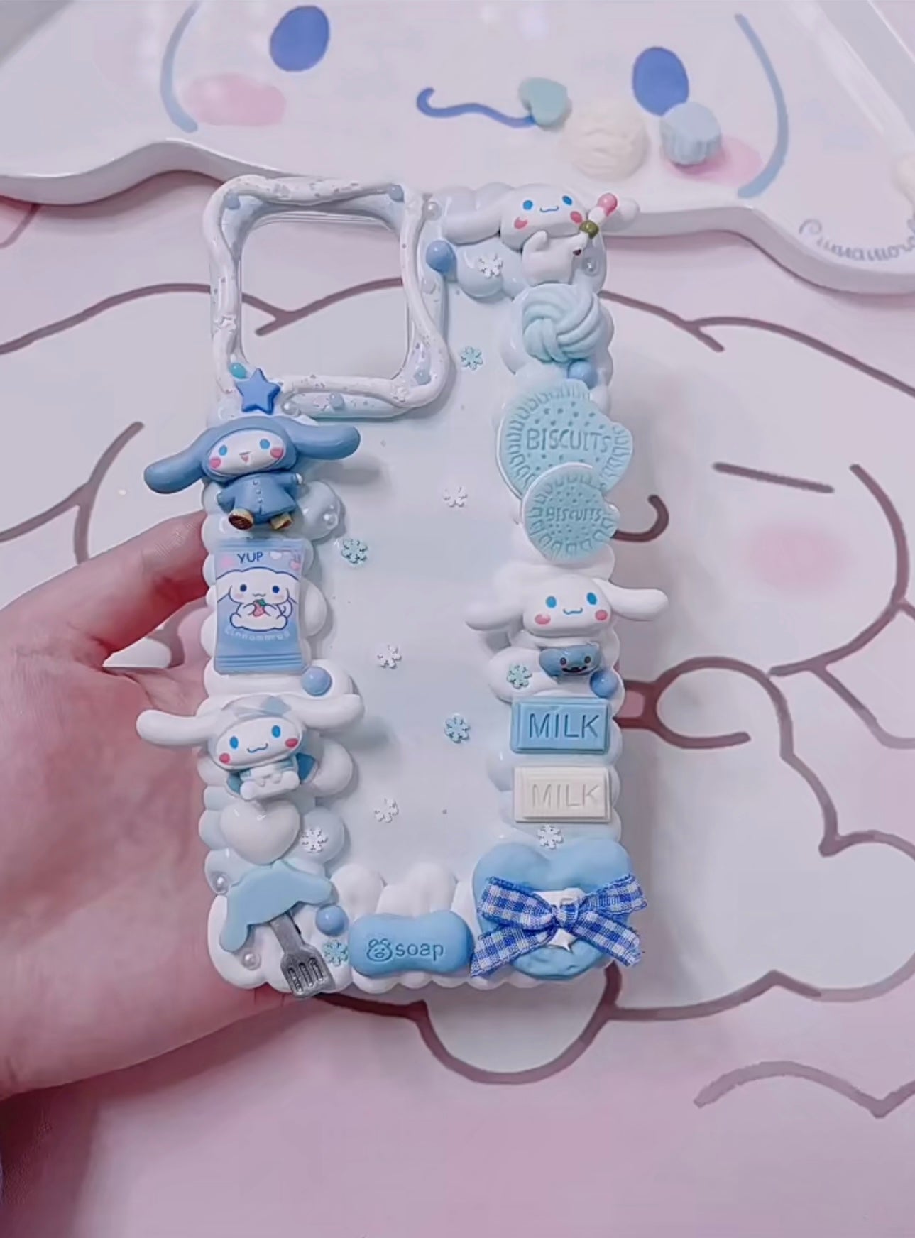 MyMelody Cinnamonroll phone cases,cute phone case, diycases, custommade case,3D Anime Phone Case, Kawaii Whip Cream Case,Melody Phone Case