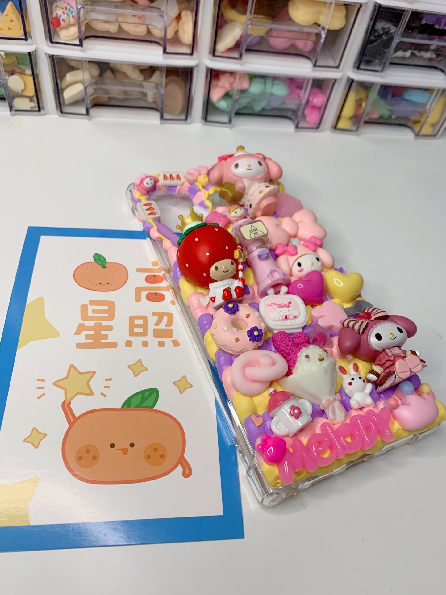Sanrio Kuromi MyMelody Whipped cream phone cases,cute phone case, diycases, custommade case,3D Anime Phone cover, Kawaii Whip Cream Case,Melody Phone accessories
