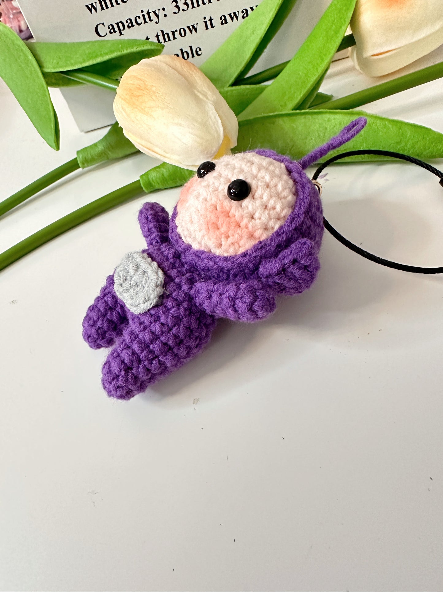 Teletubbies Doll, cute crochet handmade doll, Tinky Winky, Dipsy, Laa Laa, Po, Amigurumi, cute bag accessory toys