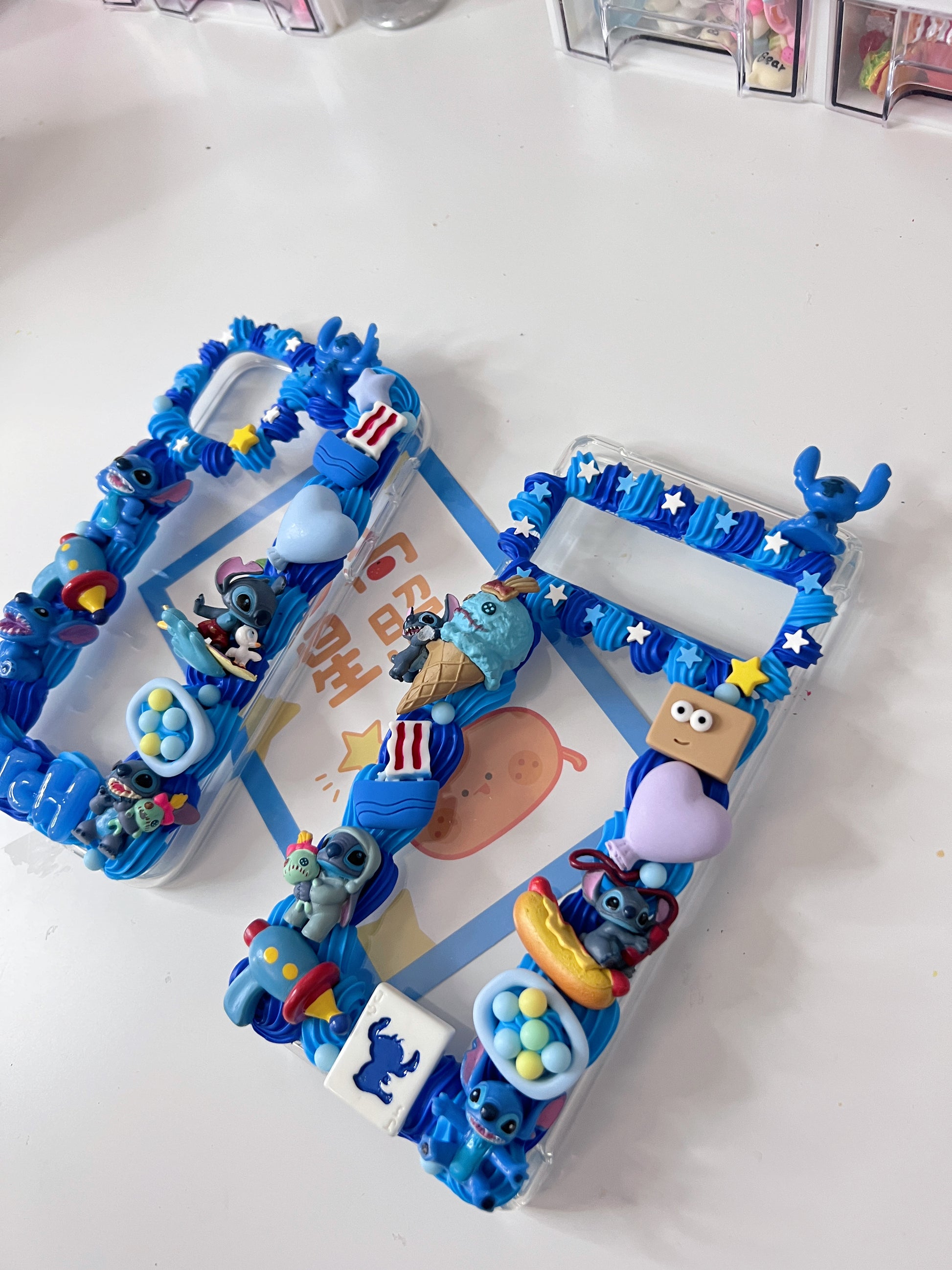 Stitch Custom Decoden phone case, whipped cream phone case, DIY Disney – fifis_handmade Stitch Custom Decoden phone case, whipped cream phone case, DIY Disney – fifis_handmade